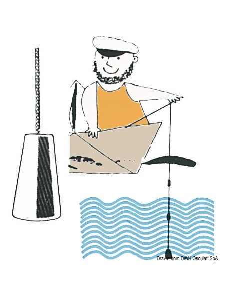 Scandaglio a mano in piombo