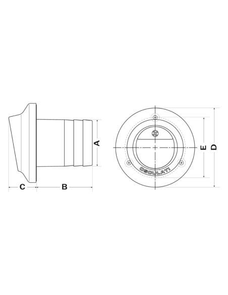Uscite scappamenti in tecnopolimero ed inox con membrana di non ritorno