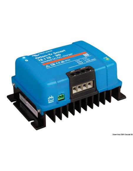 Convertitore di tensione VICTRON DC/DC e caricabatteria Orion-Tr Smart con isolamento galvanico e connessione Bluetooth