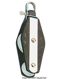 Bozzello 2 pulegge violino testa universale C