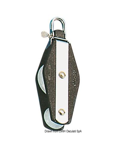 Bozzello 2 pulegge violino testa universale C