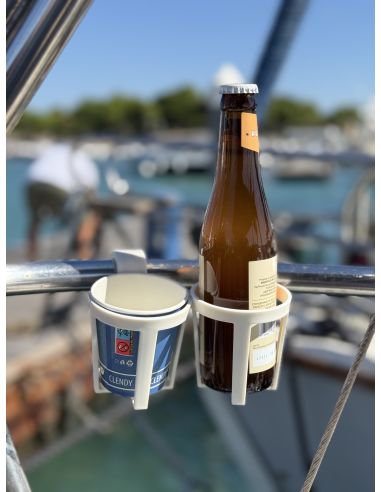 Kit 4 portabicchieri a scatto per pulpiti o battagliole