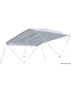 Tendina parasole TESSILMARE Shade Master Fish. Appositamente concepita per scafi aperti con guida in piedi
