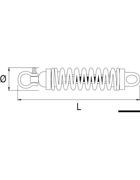 Dispositivo di ormeggio DOUGLAS MARINE Cardan
