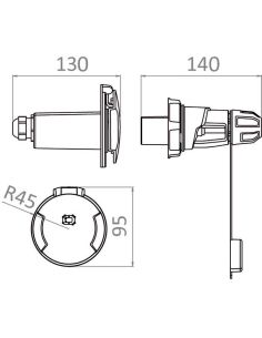 Presa e spina corrente Cruiser 16A
