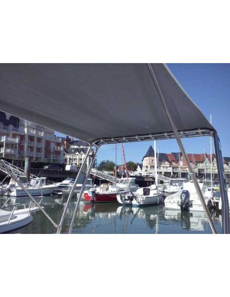 Tendalino Parasole UNIVERSAL Nettuno Marine in Acciaio Inox 316L – Tessuto AIRTEX® – Made in Italy