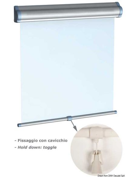 Tenda avvolgibile a rullo DOMETIC Skyshade Hatchshade 750 per boccaporti e finestre
