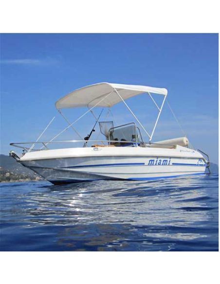 Tendalino Parasole Nettuno Marine ELEGANCE 3 Archi in Alluminio Ø20 mm