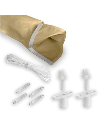 Tendalino Parasole Nettuno Marine ELEGANCE 3 Archi in Alluminio Ø20 mm