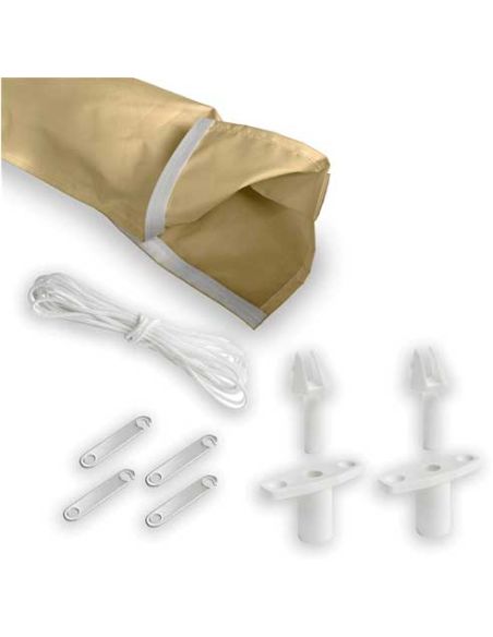 Tendalino Parasole Nettuno Marine ELEGANCE 3 Archi in Alluminio Ø20 mm