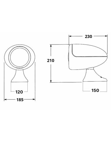 Proiettore Elettrocomandato