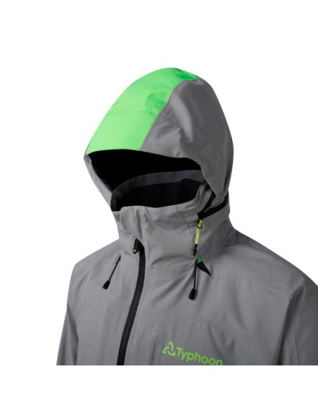 Giacca Nautica Typhoon Performance 3L Impermeabile Grigia