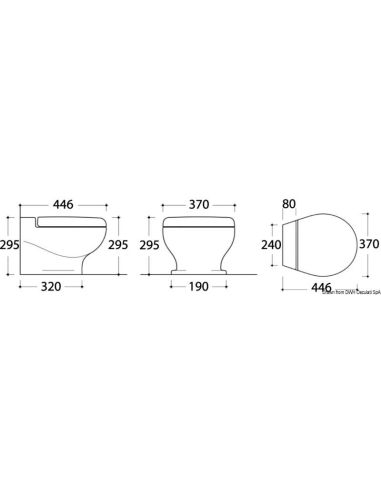 WC elettrico TECMA Nano
