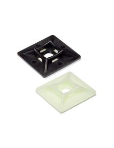 Supporti Autoadesivi in Nylon per Fascette Stringitubi – Confezione 100 pz