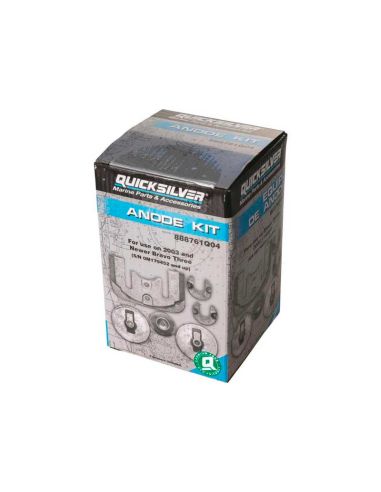 Kit Anodi Quicksilver Bravo II-III dal 2003 in Alluminio