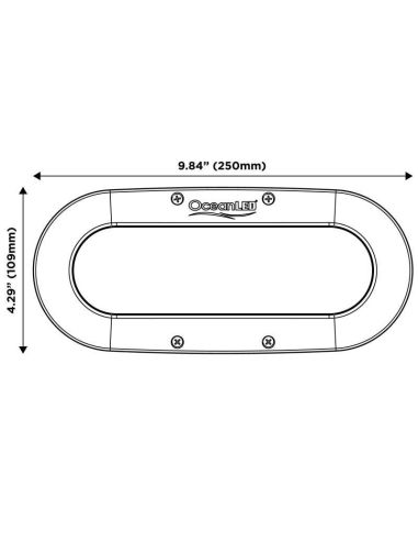 Luce Subacquea Serie X 16 Led
