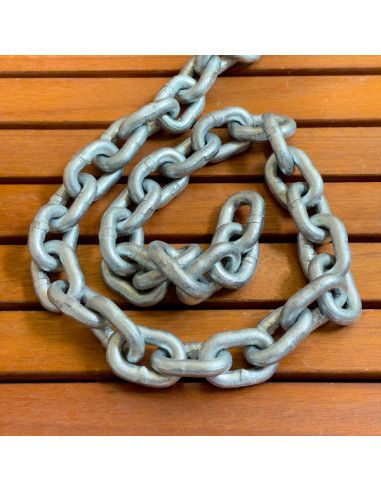 Catena Calibrata 8 mm Grado 43 Zincata DIN766 ISO – 50 Metri