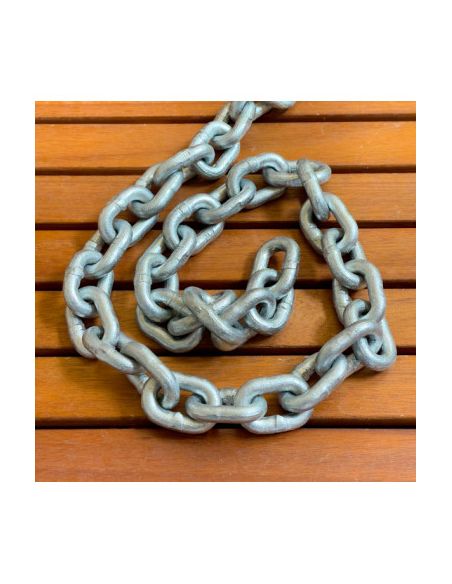 Catena Calibrata 8 mm Grado 43 Zincata DIN766 ISO – 50 Metri