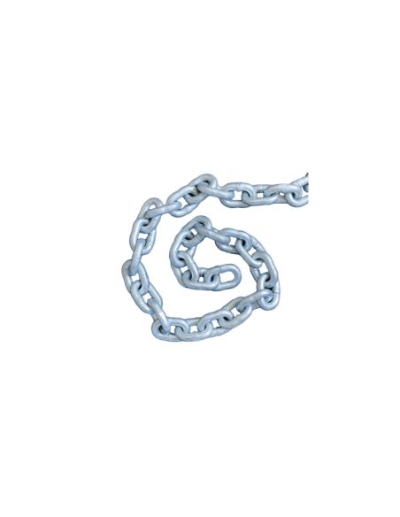 Catena Calibrata 8 mm Grado 43 Zincata DIN766 ISO – 50 Metri