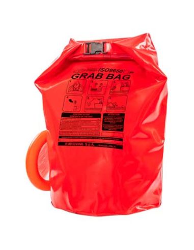 Zattera Eurovinil Italy OceanDry ISO 9650 - Valigia con Grab Bag