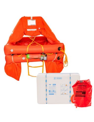 Zattera Eurovinil Italy OceanDry ISO 9650 - Contenitore ABS con Grab Bag