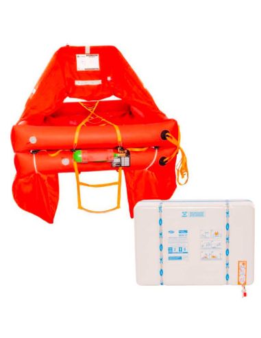 Zattera Eurovinil Italy OceanDry ISO 9650 - Contenitore ABS senza Grab Bag