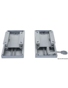 Coppia Slitte Scorrevoli in Alluminio Anodizzato per Sedile 48.410.40