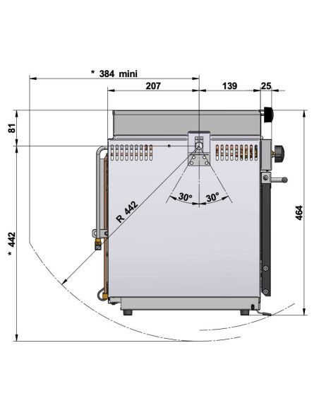 Cucina 2 Fuochi con Forno Origin