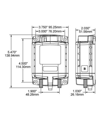 Solenoide Bistabile 12V Blue Sea Systems ML 7701 500A con Interruttore Contura