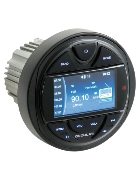 Radio da cruscotto con telecomando e antenna DAB inclusa