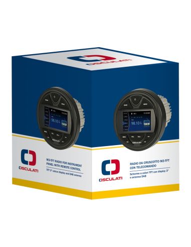Radio da cruscotto con telecomando e antenna DAB inclusa