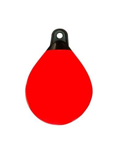 Parabordo a pera arancione con testa blu