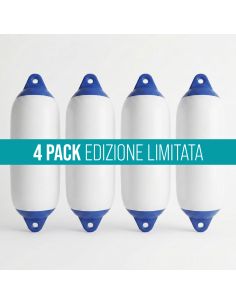Parabordo Majoni Star Fender Testa Blu (Pack da 4)