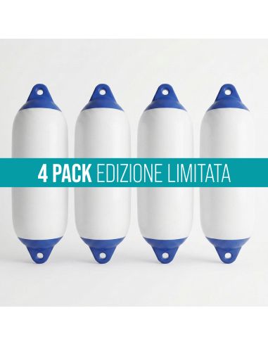 Parabordo Majoni Star Fender Testa Blu (Pack da 4)