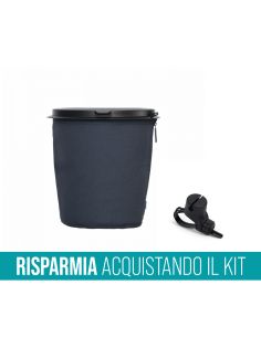 Contenitore porta rifiuti Flextrash 5 litri + Clip per fissaggio tubo