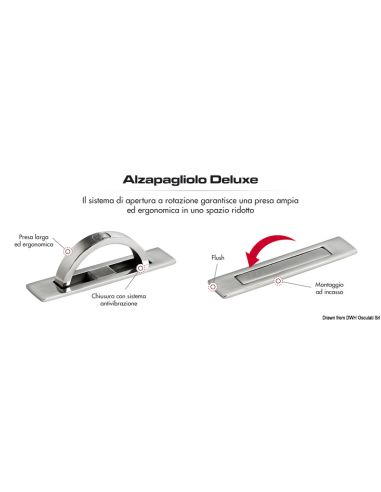 Alzapaglioli Deluxe Rotante Osculati in Acciaio Inox con Prigionieri