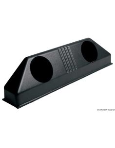 Cassonetto Collettore in ABS Cromato Nero da Incasso 415x83 mm