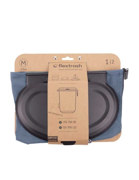 Contenitore porta rifiuti Flextrash Ocean Blue