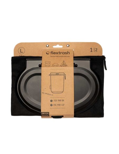 Contenitore porta rifiuti Flextrash Black