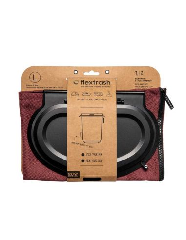 Contenitore porta rifiuti Flextrash Earthy Red