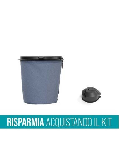 Contenitore porta rifiuti Flextrash 5 litri + Clip Ventosa