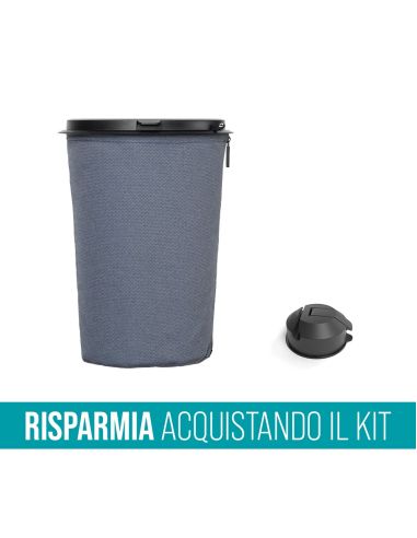 Contenitore porta rifiuti Flextrash 9 litri + Clip Ventosa