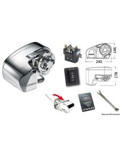 Salpa Ancora Lewmar Pro 1000 12V 700W Catena 8 mm con Kit Completo
