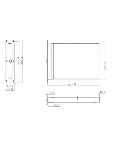 Scaletta telescopica a scomparsa inox AISI 316, box a incasso, 3 o 4