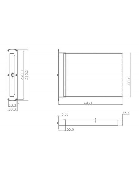 Scaletta telescopica a scomparsa inox AISI 316, box a incasso, 3 o 4