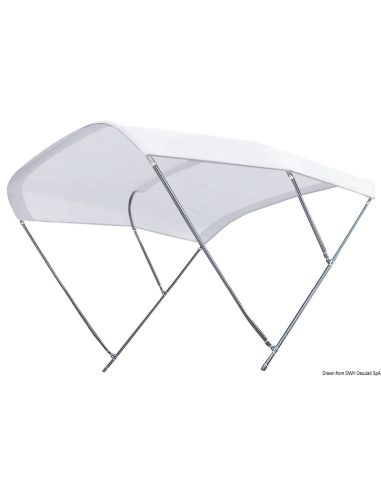 Tessilmare Shade Master SS capottina parasole smontabile in inox AISI 316