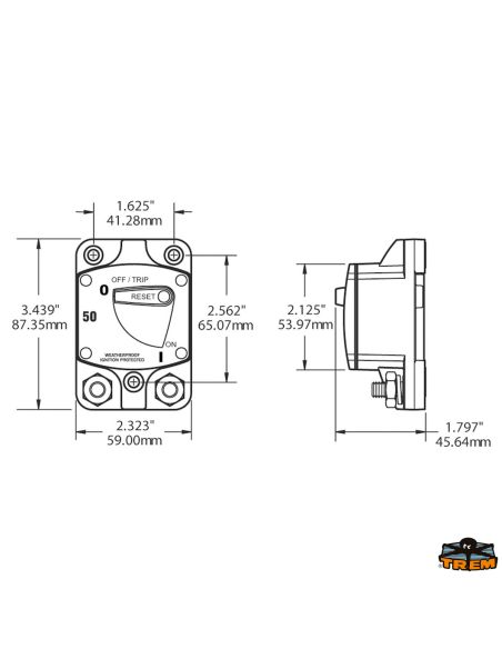 Interruttori Magnetotermici Heavy Duty IP66 per Verricello e Elica di Prua
