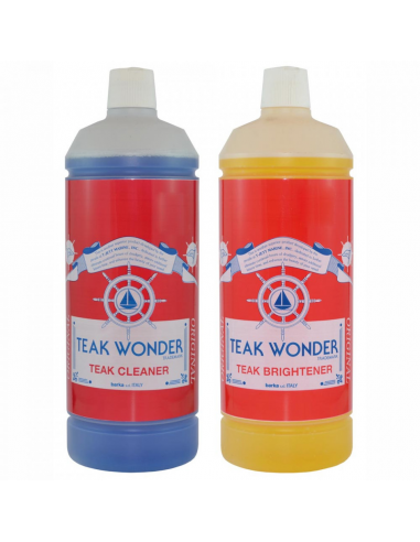 Teak Wonder Brightener e Cleaner combo pack