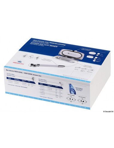 Box doccia Oval con miscelatore e...