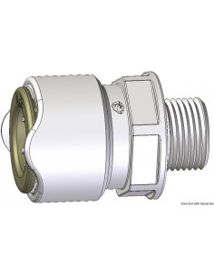 Adattatore WHALE da 1/2' BSP maschio